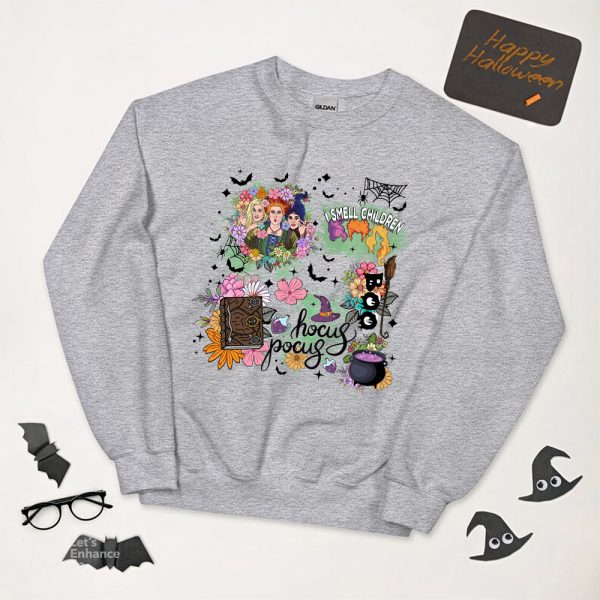 Hocus Pocus I Smell Children Halloween Sweatshirt