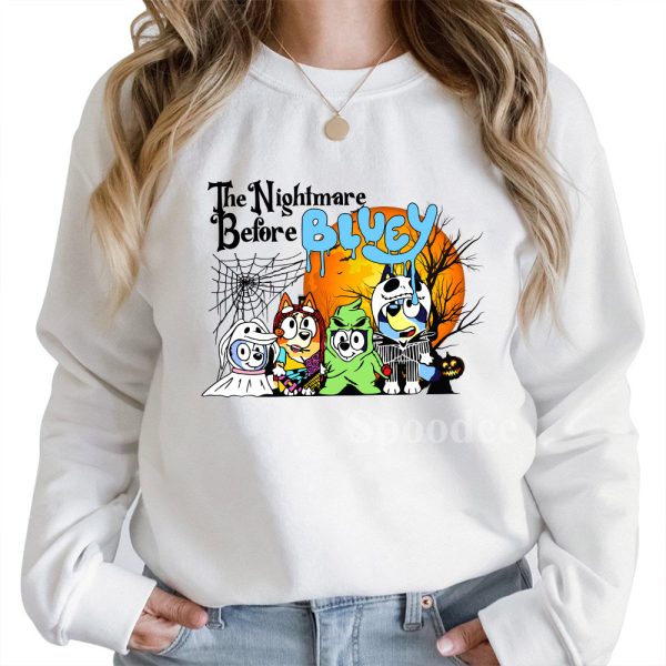 The Nightmare Before Christmas Bluey Sweatshirt