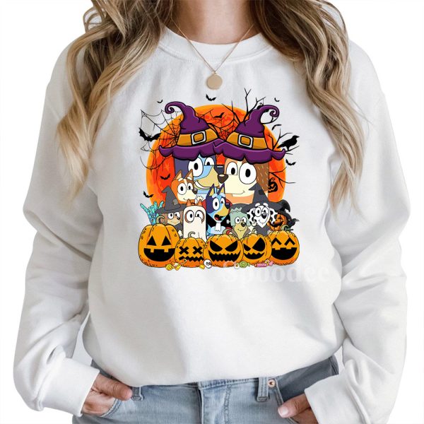 Bluey Pumpkin Halloween Sweatshirt