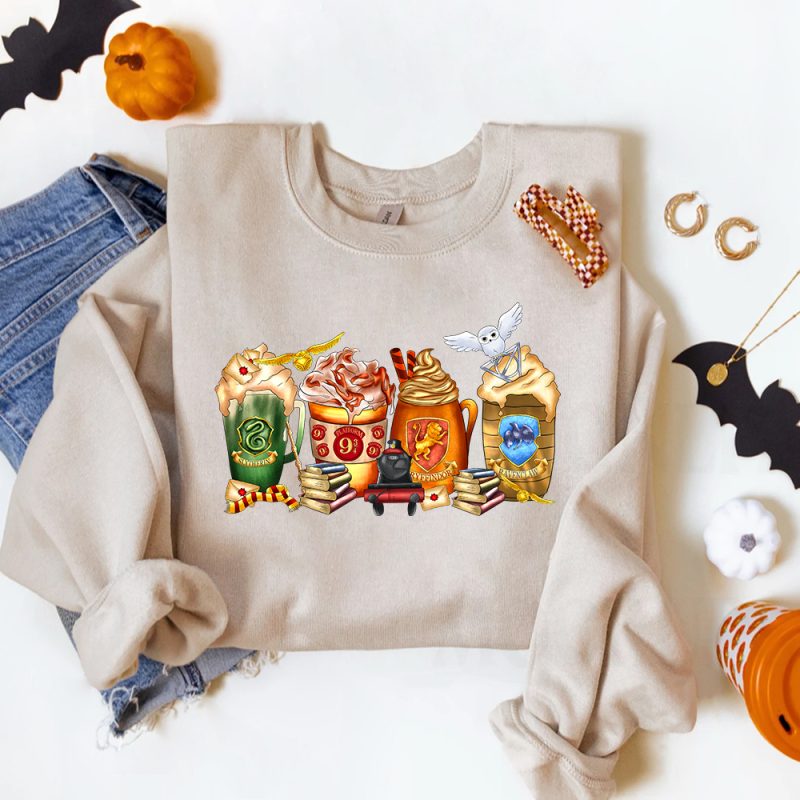 Wizards Fall Coffee Harry Potter Sweatshirt