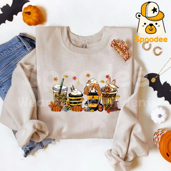 Hufflepuff Halloween Coffee Cup Sweatshirt