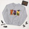 Couple Jack And Sally Embroidered Sweatshirt