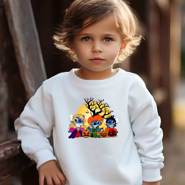 Stitch Halloween Sweatshirt For Youth