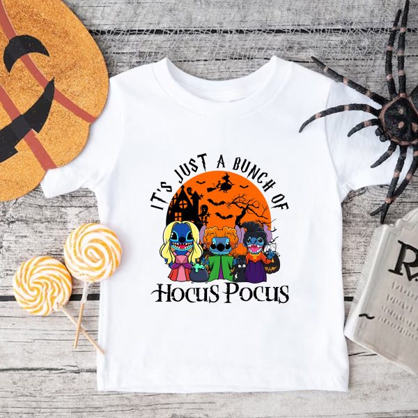 Stitch Sanderson Sisters Halloween Shirt For Kids