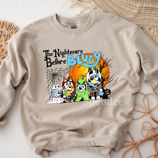 The Nightmare Before Christmas Bluey Sweatshirt