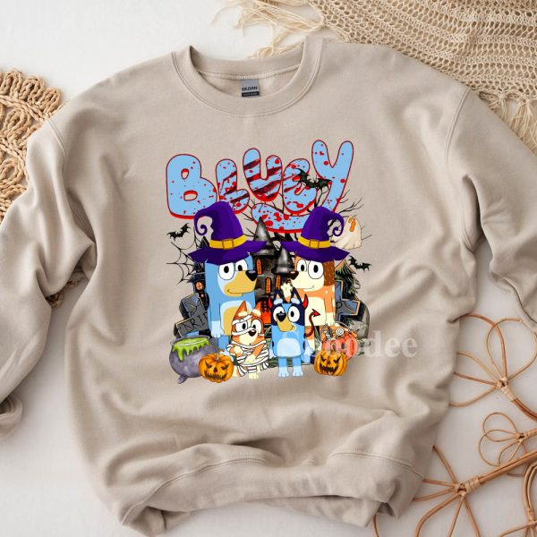 Bluey Witch Halloween Sweatshirt