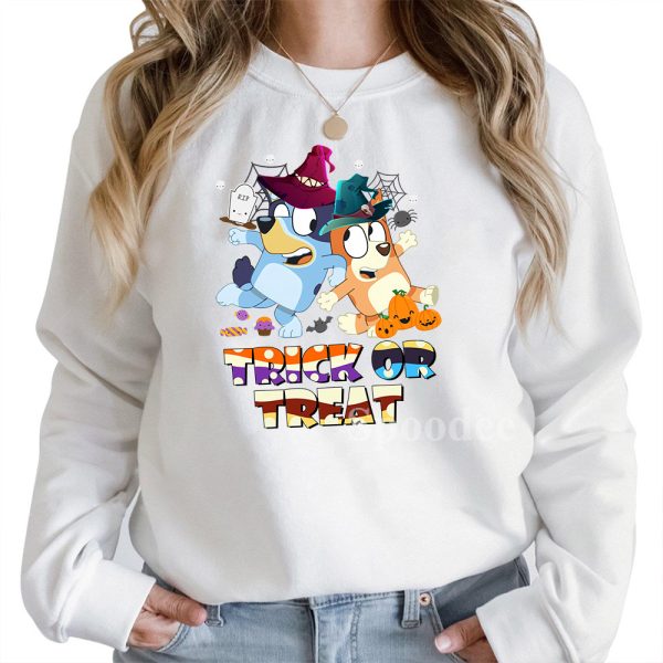 Trick Or Treat Bluey Sweatshirt