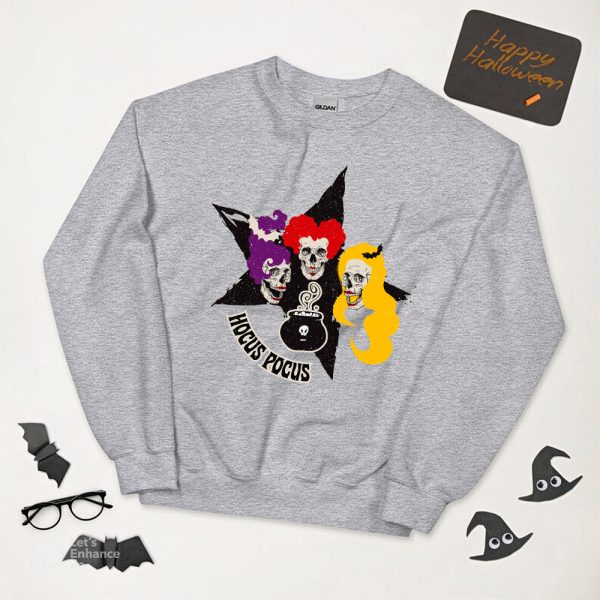 Sanderson Sisters Skull Halloween Sweatshirt