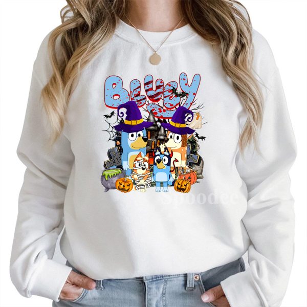 Bluey Witch Halloween Sweatshirt