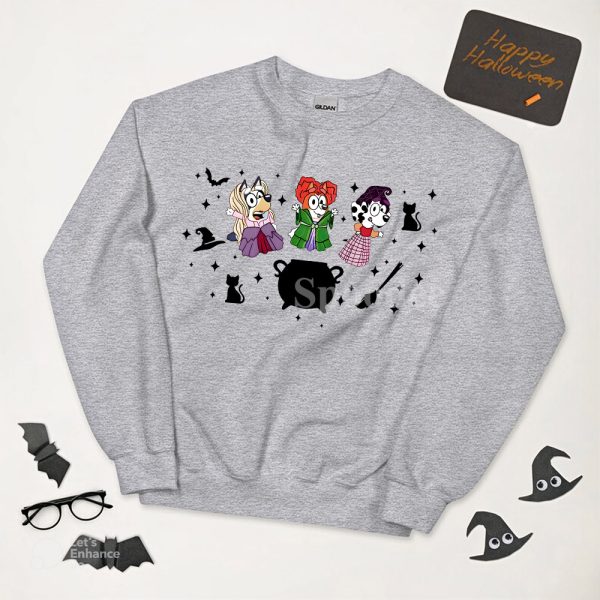 Sanderson Sisters Bluey Halloween Sweatshirt