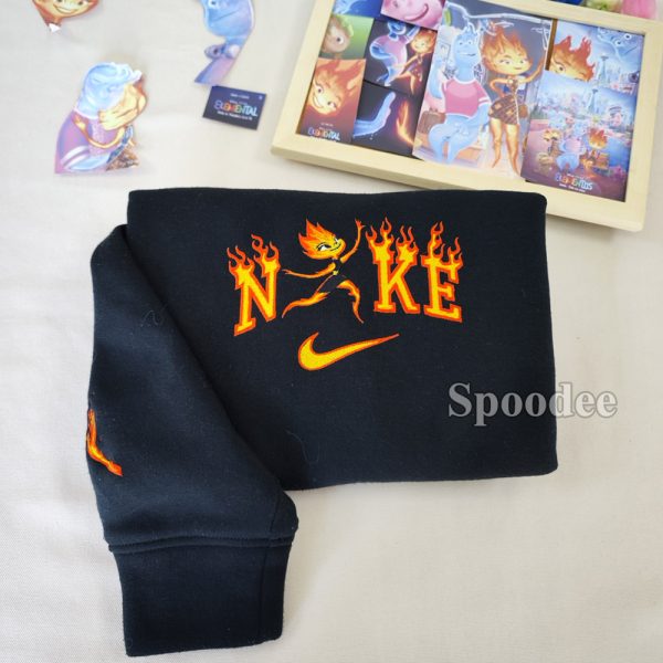 Elemental Ember And Wade Embroidered Sweatshirt