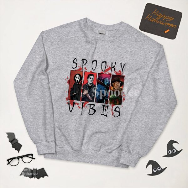 Honor Characters Spooky Vibes Sweatshirt