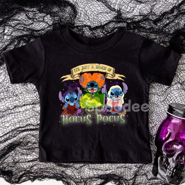 Stitch Hocus Pocus Halloween Toddler TShirt