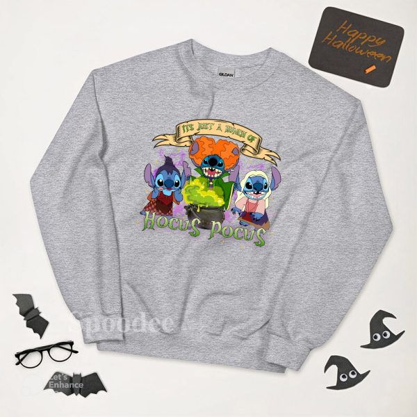 Stitch Its Fust A Bunch Of Hocus Pocus Sweatshirt