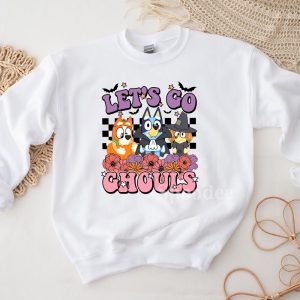 Bluey Lets Go Chouls Halloween Sweatshirt