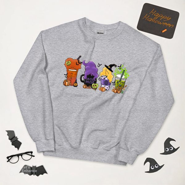 Hocus Pocus Latte Coffee Halloween Sweatshirt