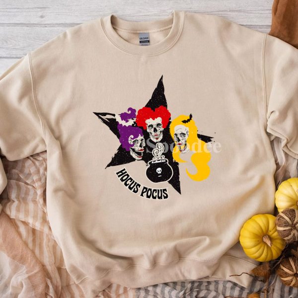 Sanderson Sisters Skull Halloween Sweatshirt