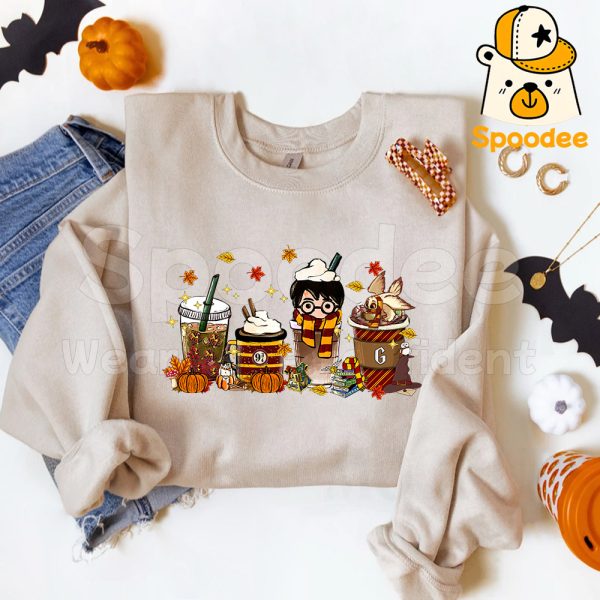 Gryffindor Halloween Coffee Cup Sweatshirt