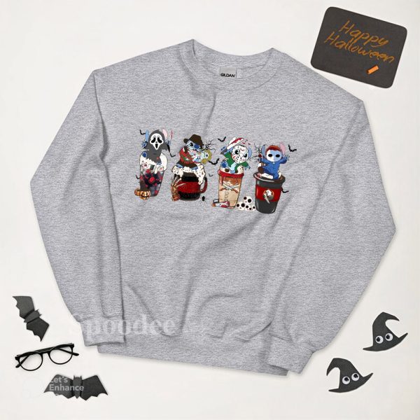 Stitch Honor Latte Halloween Sweatshirt