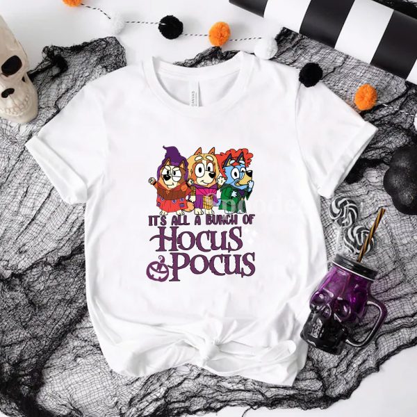 It’s All A Bunch Of Hocus Pocus Bluey Halloween Sweatshirt