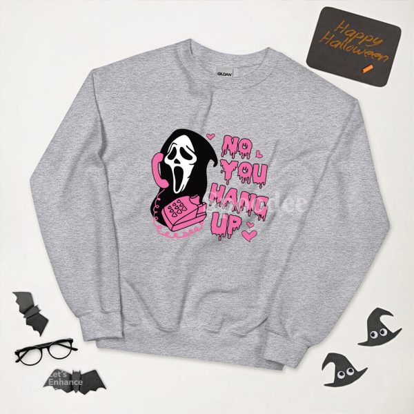 Ghost Face No You Hand Up Sweatshirt For Halloween