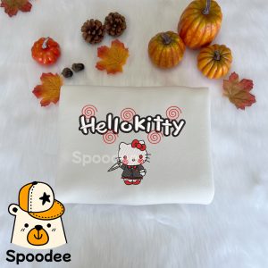 Hello Kitty Halloween Embroidered Sweatshirt