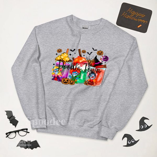 Stitch Doodle Town Halloween Sweatshirt