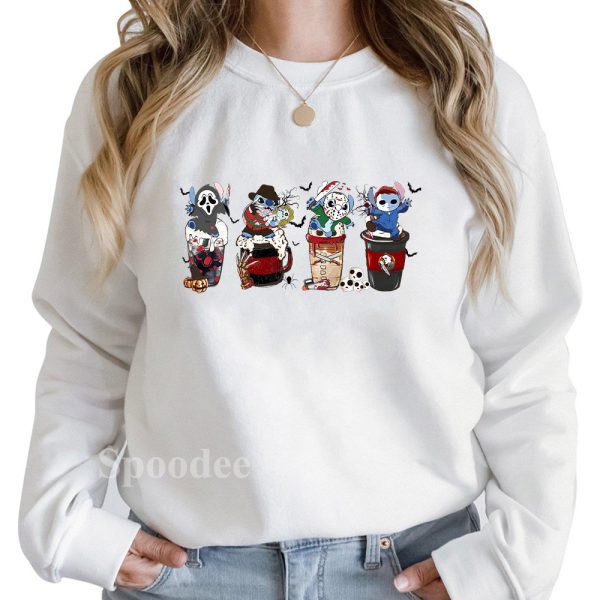 Stitch Honor Latte Halloween Sweatshirt