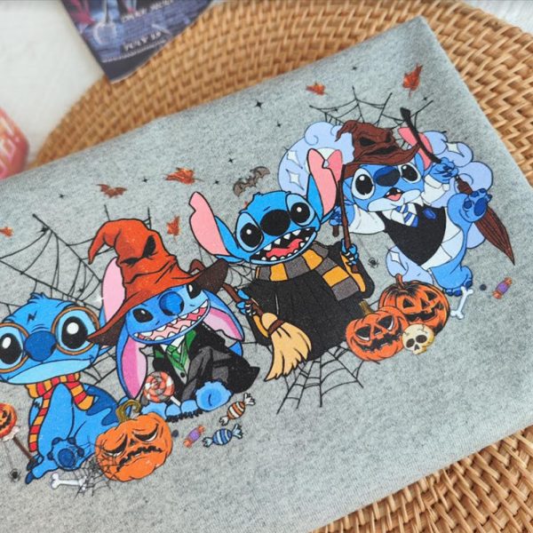 Stitch x Harry Potter Halloween Sweatshirt Tshirt Hoodie