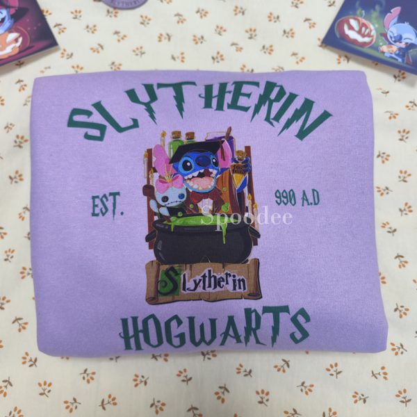 Stitch Wizard Hogwarts House Sweatshirt