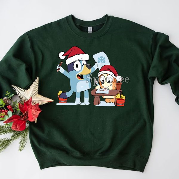 Bluey Christmas Matching Family Sweashirt