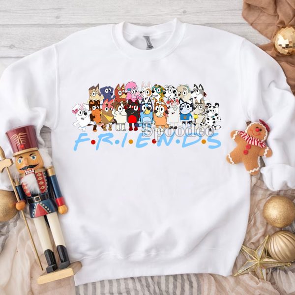 Bluey Christmas Friends Sweashirt