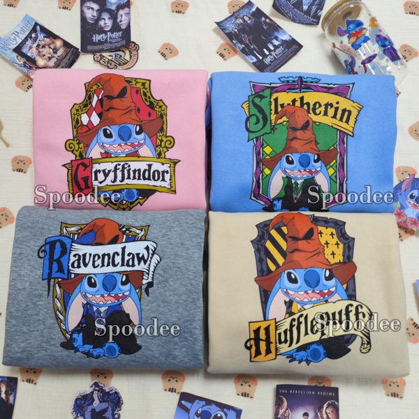 Stitch x Hogwarts House Sweatshirt