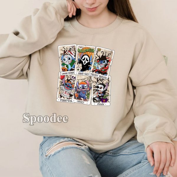 Stitch Horror Scary Halloween Sweatshirt