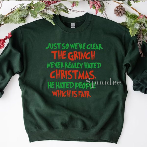 The Grinch Christmas Sweatshirt