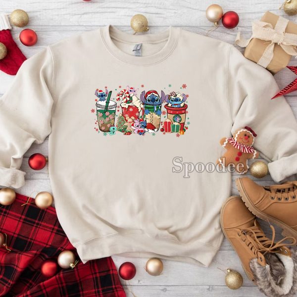 Stitch Latte Chirstmas Shirt