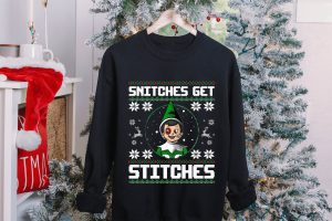 2021 Snitches Get Stitches Ugly Christmas Sweater