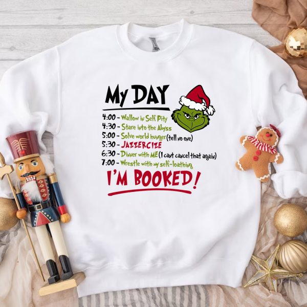 Grinch Xmas Schedule Sweatshirt