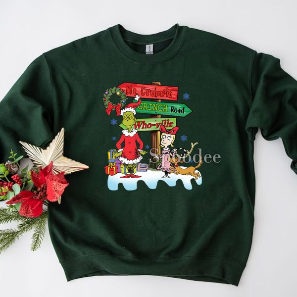 Mt Crumpit Grinch Road Who-ville Sweatshirt