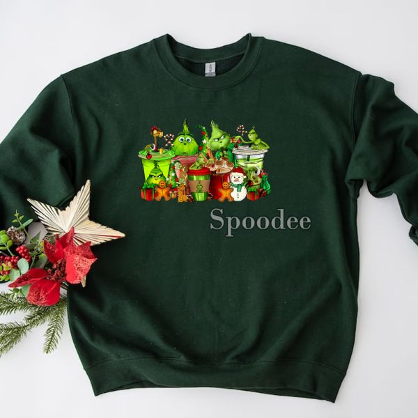 Christmas Coffee Grinch Sweashirt