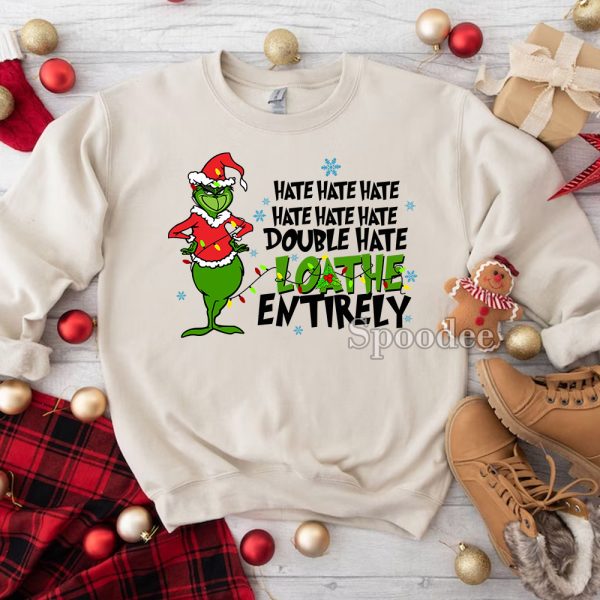 Grinch Hate Xmas Shirt