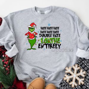 Grinch Hate Hate Hate Xmas Shirt