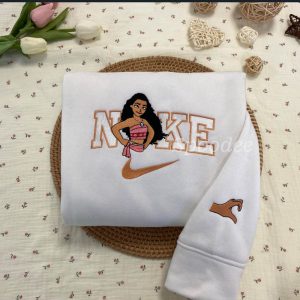 Moana and Maui Embroidered Shirt