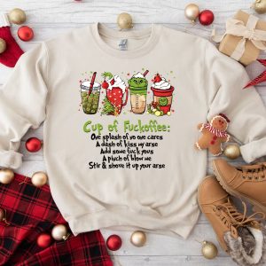 Grinch Cup Of Fuckoffee Sweatshirt