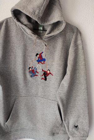 3 Spider Man No Way Home 2021 Embroidered Sweatshirt