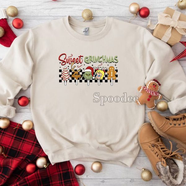 Sweet Grinchmas Grinch Family Matching Sweatshirt