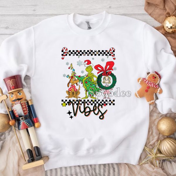 Grinch Christmas Vibes Sweatshirt