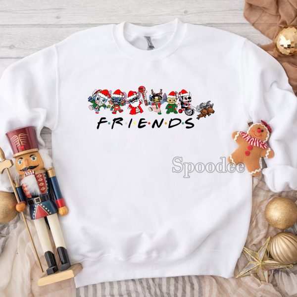 Stitch Horror Friends Christmas Sweatshirt