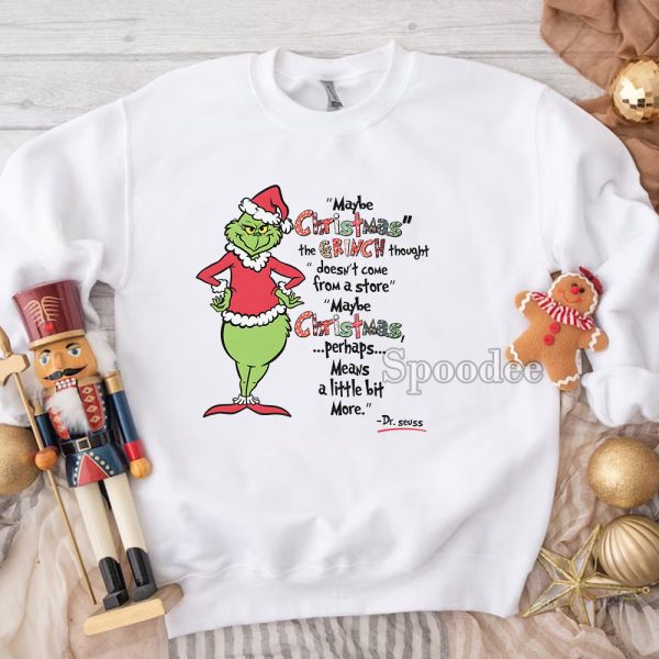 Grinch Christmas Quotes Shirt