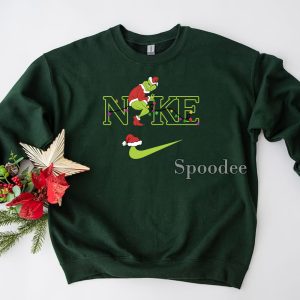 Nike Grinch Santa Christmas Sweatshirt